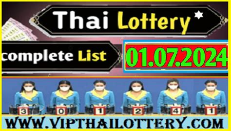 Thai Lottery Online Complete List Full Result Chart 01.